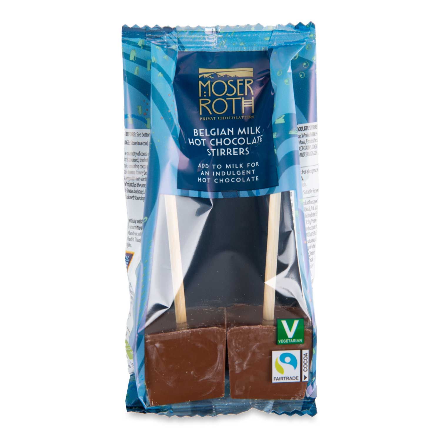 Belgian Milk Hot Chocolate Stirrers 60g Specially Selected